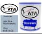 Preview: Chevrolet, Light Blue Pearl Metallic, 22U / 9738 / 8G2: 1L Lackdose, von ATW Autoteile West.